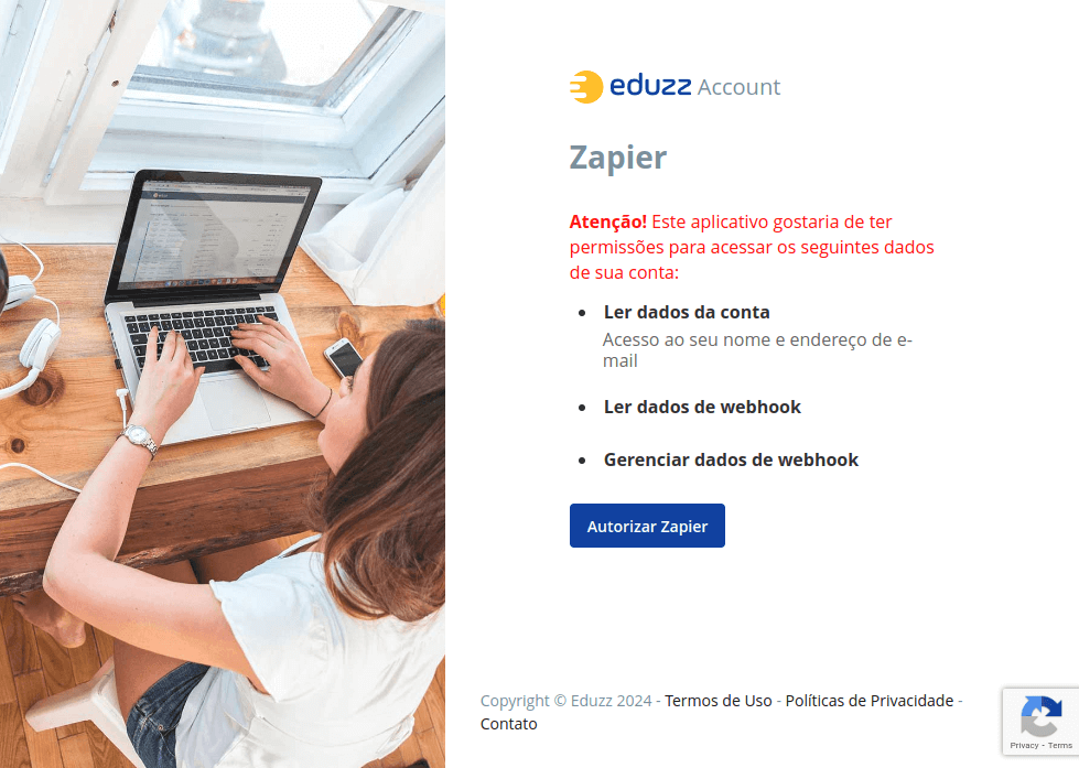 Eduzz Zapier App Eduzz accounts oauth login